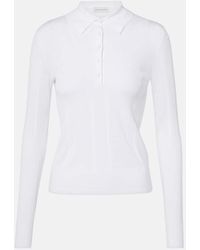 Dries Van Noten - Touria Cotton Polo Sweater - Lyst