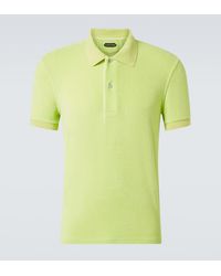Tom Ford - Cotton-Blend Terry Polo Shirt - Lyst