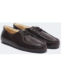 Jil Sander - Hood Leather Lace-Up Shoes - Lyst