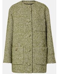 Gucci - Cotton And Wool-Blend Boucle Coat - Lyst