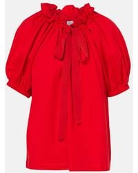 Patou - Top En Jersey De Algodon - Lyst