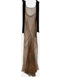 Nina Ricci - Leopard-print Silk Muslin Gown - Lyst