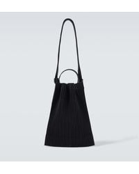 Homme Plissé Issey Miyake - Drawstring Pleats Shoulder Bag - Lyst