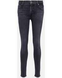 7 For All Mankind - Hw Skinny High-rise Slim Jeans - Lyst