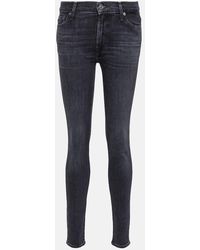 7 For All Mankind - Hw Skinny High-Rise Slim Jeans - Lyst
