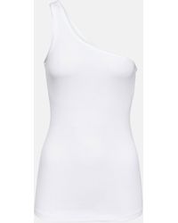 Isabel Marant - One-shoulder Cotton Tank Top - Lyst