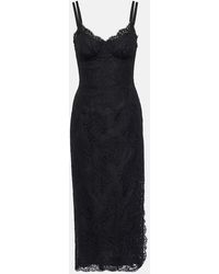 Dolce & Gabbana - Chantilly Lace Slip Dress - Lyst