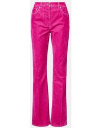 Ferragamo - Gerade Hose Aus Einem Baumwollgemisch - Lyst