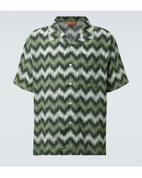 Missoni - Camisa Bowling En Zigzag - Lyst