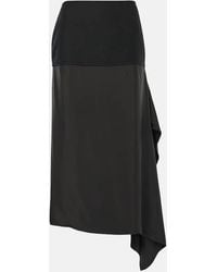Jil Sander - Minirock Aus Wolle - Lyst