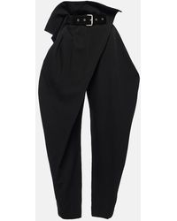 JW Anderson - High-Rise-Hose Aus Wolle - Lyst
