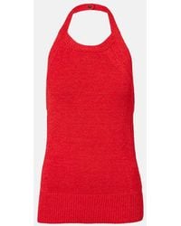 Proenza Schouler - Leona Knitted Halterneck Top - Lyst