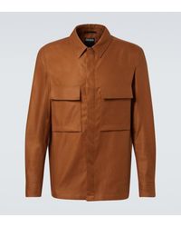 ZEGNA - Linen Shirt - Lyst