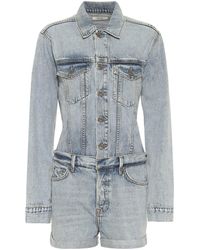 grlfrnd denim jumpsuit