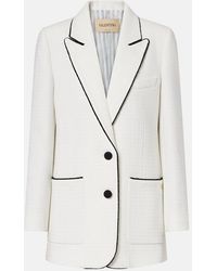 Valentino Garavani - Cotton Tweed Jacket - Lyst