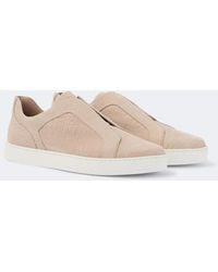 Manolo Blahnik - Agilio Croc-Effect Leather Slip-On Sneakers - Lyst