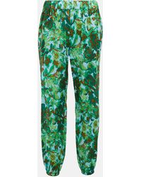 Tory Burch - Printed Voile Pants - Lyst