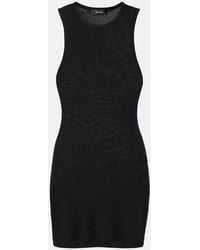 Wardrobe NYC - Racer Cotton-Blend Minidress - Lyst