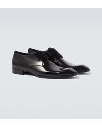 Saint Laurent - Stanton Leather Derby Shoes - Lyst