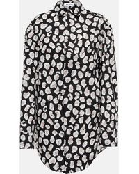 Alaïa - Alaia Leopard-print Cotton Shirt - Lyst