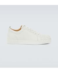 Christian Louboutin - Sneakers Louis Junior Spikes Aus Leder - Lyst