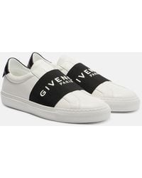 Givenchy - Urban Street Logo Leather Slip-On Sneakers - Lyst