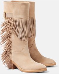 See By Chloé - Santiag 65 Suede Knee-High Boots - Lyst