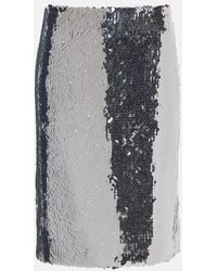Magda Butrym - Sequined Midi Skirt - Lyst