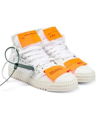 Off-White c/o Virgil Abloh High-Top-Sneakers 3.0 Court - Weiß