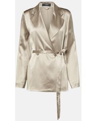 JOSEPH - Veste Joubert En Satin De Soie - Lyst
