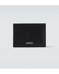 Loewe - Logo Leather Card Holder - Lyst