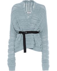Brunello Cucinelli Exclusive To Mytheresa – Belted Cotton Cardigan - Blue