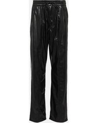Isabel Marant - Brina Faux-leather Straight Pants - Lyst