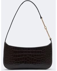 Tom Ford - Arc Small Croc-Effect Leather Shoulder Bag - Lyst
