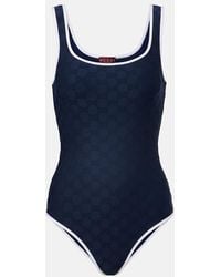 Gucci - Gg Printed One-Piece Swimsuit - Lyst