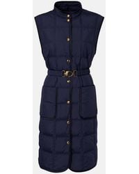Moncler - Cygnette Belted Quilted Down Vest - Lyst