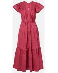 Ulla Johnson - Marika Cotton And Silk Voile Maxi Dress - Lyst