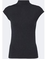 Jardin Des Orangers - Ribbed-Knit Virgin Wool Top - Lyst