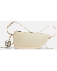 Burberry - Bolso Al Hombro Shield Mini De Piel - Lyst