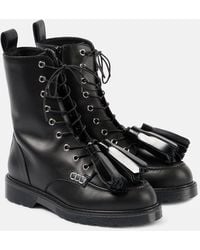 JW Anderson - Leather Combat Boots - Lyst