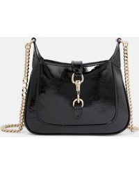 Gucci - Jackie Notte Mini Patent Leather Crossbody Bag - Lyst