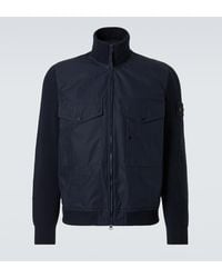 Stone Island - Compass Cotton Bomber Jacket - Lyst