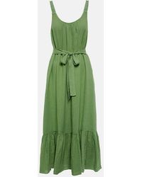 Velvet - Linen Maxi Dress - Lyst