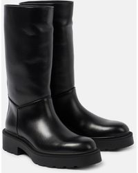 The Row - Nobilis Tr Leather Boots - Lyst