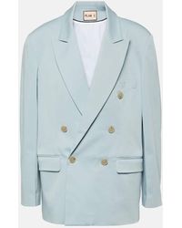 Plan C - Blazer Oversized De Algodon - Lyst