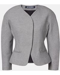Jacquemus - Jacke Ovalo Aus Baumwolle Und Wolle - Lyst