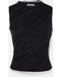 Dorothee Schumacher - Top Drapeado De Tul - Lyst