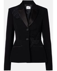 Erdem - Single-Breasted Virgin Wool Blazer - Lyst