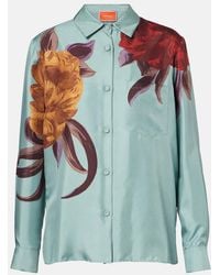 La DoubleJ - Boy Floral Silk Shirt - Lyst