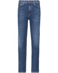 Citizens of Humanity High-Rise Slim Cropped Jeans Olivia - Blau